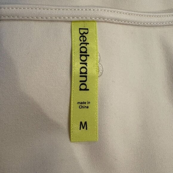 Betabrand Admiral Button Shift Dress Women's Size Medium in Coconut Cream NWOT! - Picture 4 of 7